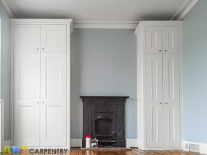 Two Victorian Style Alcove Fitted Wardrobes