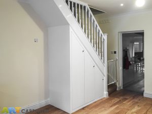 Under stairs cupboard with shoeracks