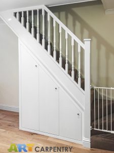 Under stairs cupboard with shoeracks