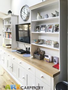 Free standing TV cabinets with bookshelves