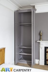 Alcove Fitted Wardrobes besides the Chimney