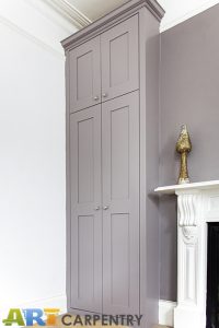 Alcove Fitted Wardrobes besides the Chimney